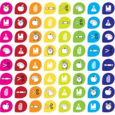 rainbow school tabs