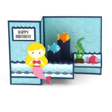 pop up box card mermaid