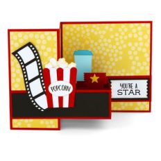 pop up box card popcorn