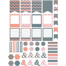zigs, dots and diamonds planner