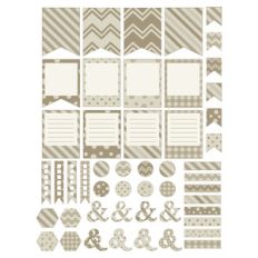 classy brown planner sheet