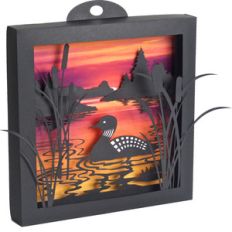 loon lake 3d shadow box