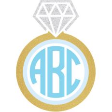 ring wedding monogram