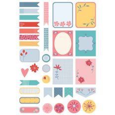summer garden planner stickers
