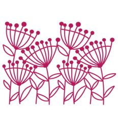 late summer papercut repeating border