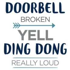 doorbell broken phrase
