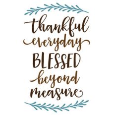 thankful everyday blessed phrase