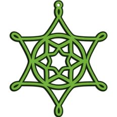 2 layered ornament