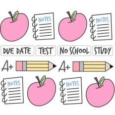 back to school planner stickers
