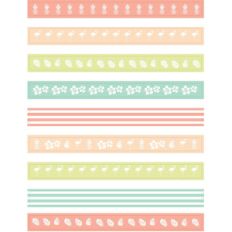 tropical border stickers