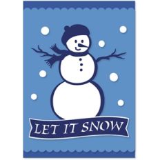 snow woman card