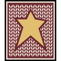 knitted star