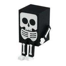 skeleton mini monster shelf sitter