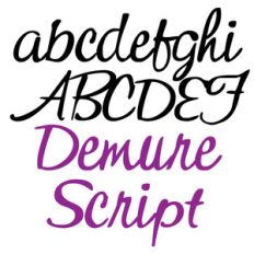 ld demure script