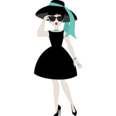 tiffany - dress and hat