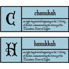c is for chanukkah pc