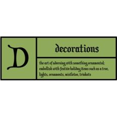 d is for decorations pc