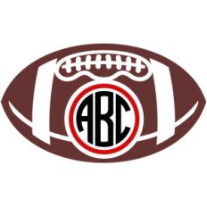 football monogram
