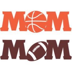 mom basketball and football