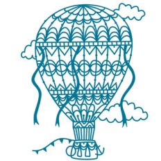 vintage hot air balloon