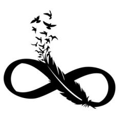 infinity birds tattoo