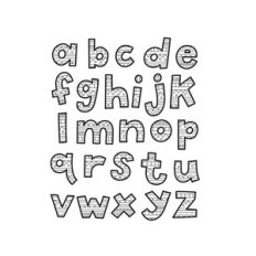 color me patterned alpha lowercase