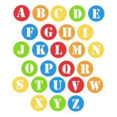 alphabet disks