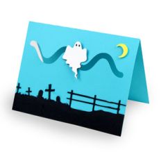 ghost halloween motion card