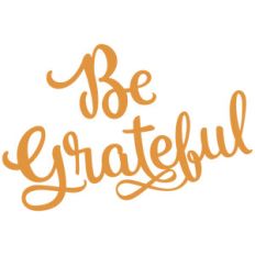 be grateful