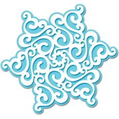 art-swirls snowflake