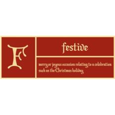 f is for festive pc