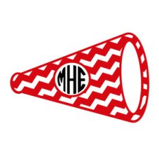 chevron megaphone frame