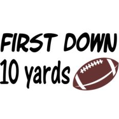 first down 10 yards
