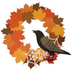 fall halloween wreath
