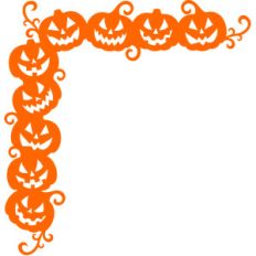 halloween pumpkins corner