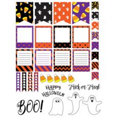 halloween planner stickers