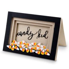 candy kid shadow box card