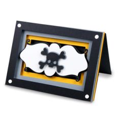 skull and bones shadow box cards