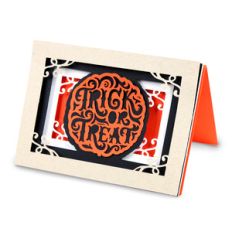 trick or treat shadow box card