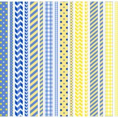 blue and yellow washi tape