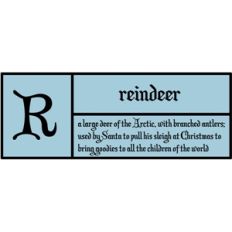 r is for reindeer pc