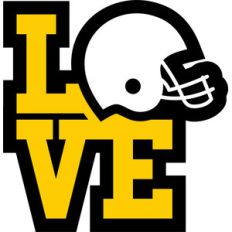 helmet football love