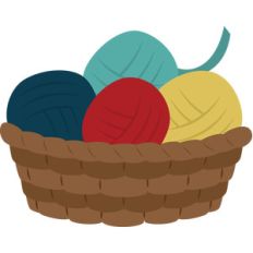 basket of yarn