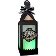 poison potion bottle lantern (flameless
