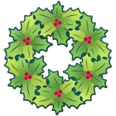 holly wreath kit