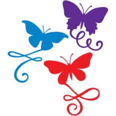butterfly flourishes