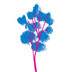 blue tree
