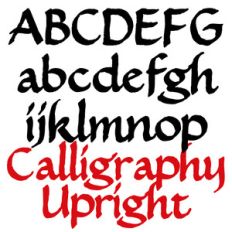 ld calligraphy upright