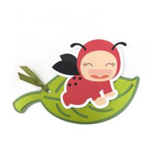 baby ladybug tag