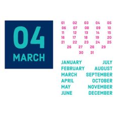 calendar tabs